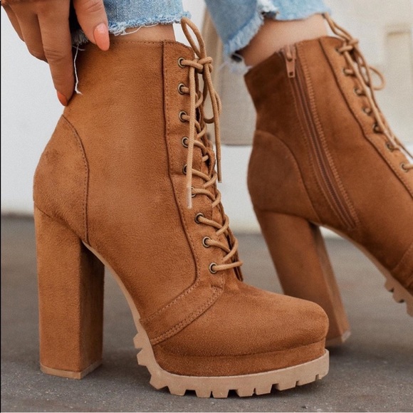 NEW Emma Platform Booties - Picture 2 of 5